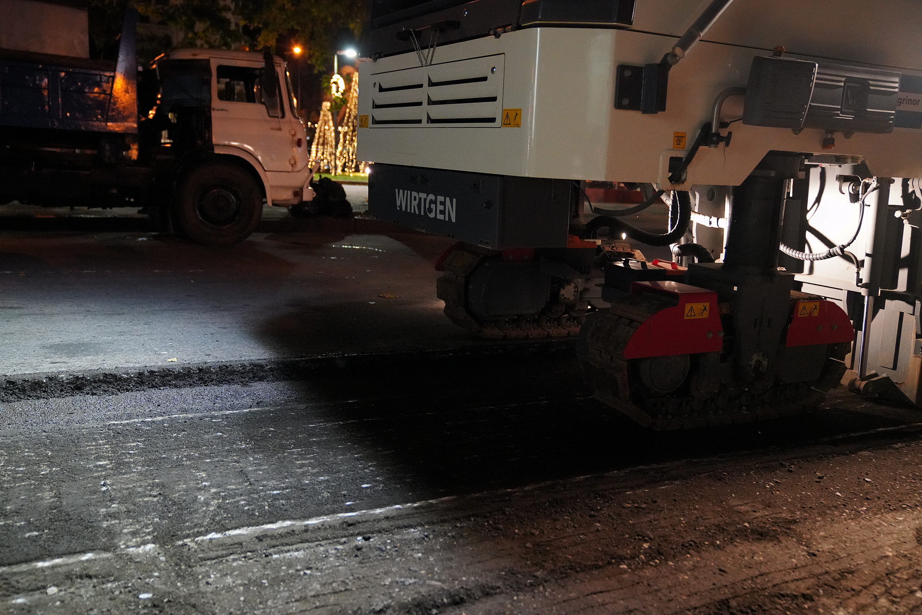 Obras de repavimentación en Colonia y Julio Herrera y Obes 