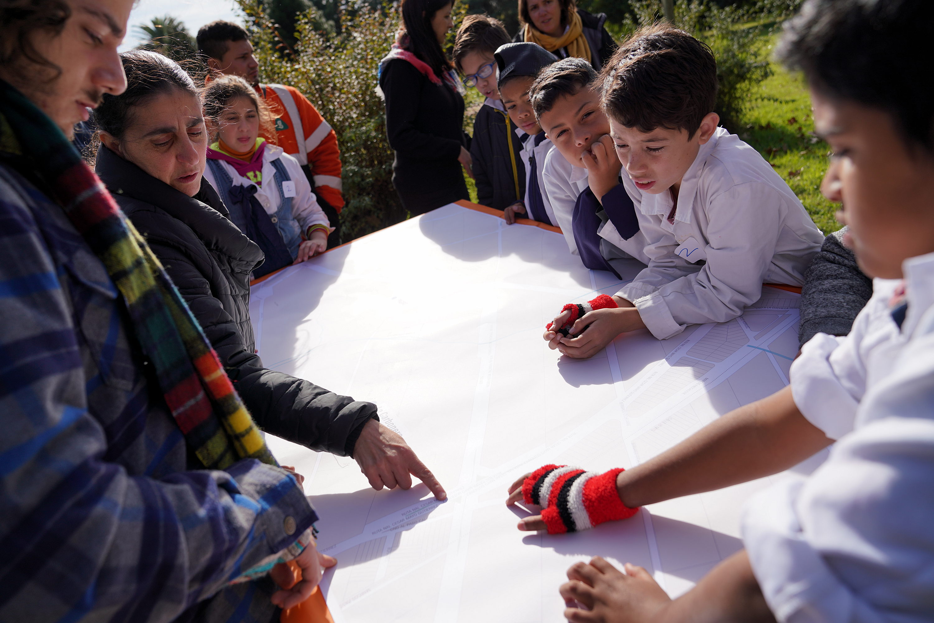 Taller con niños gestión de riesgo y resiliencia