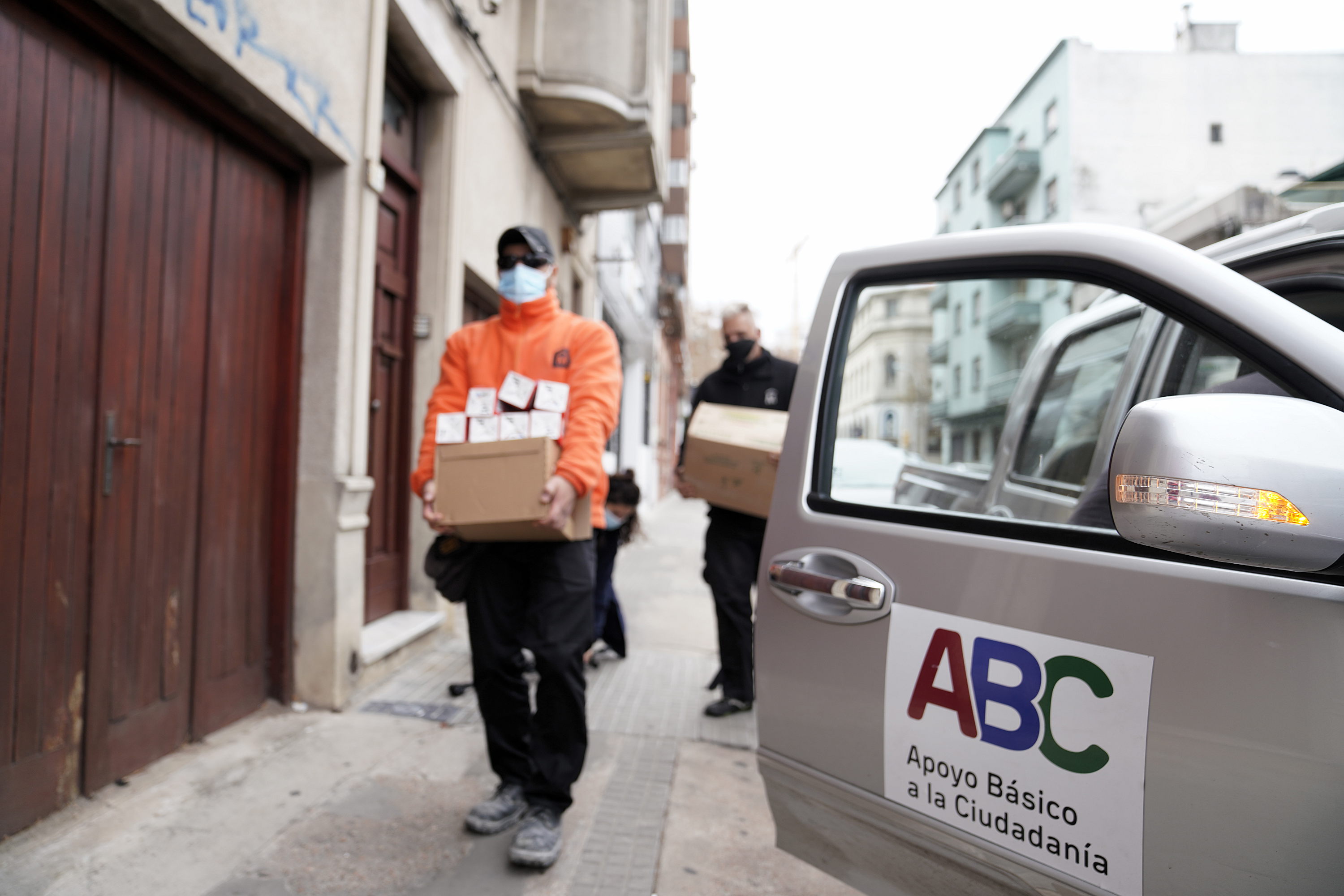 Entrega de alimentos a Red de ollas populares en el marco del Plan ABC