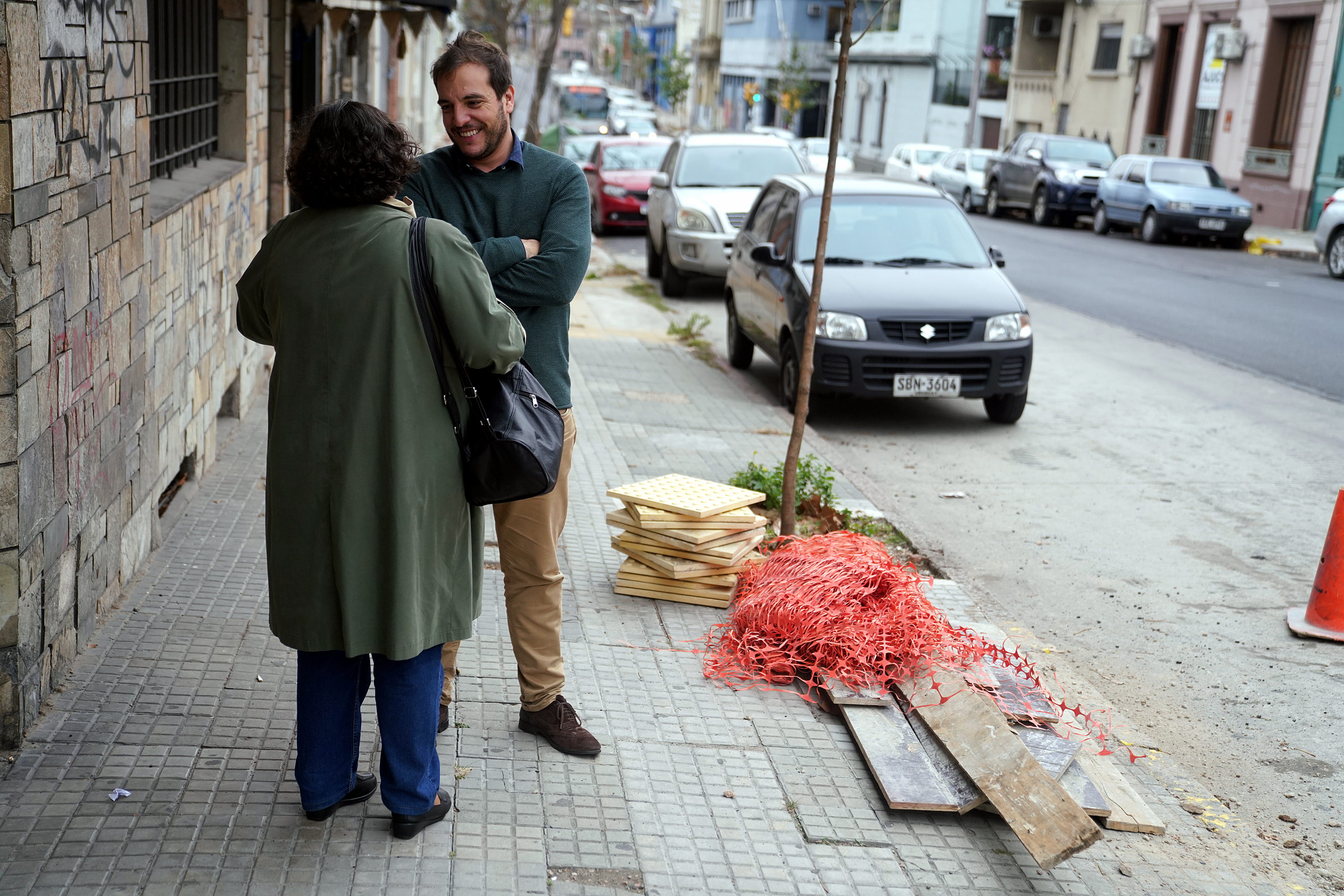 Recorrida de obras en la calle Magallanes