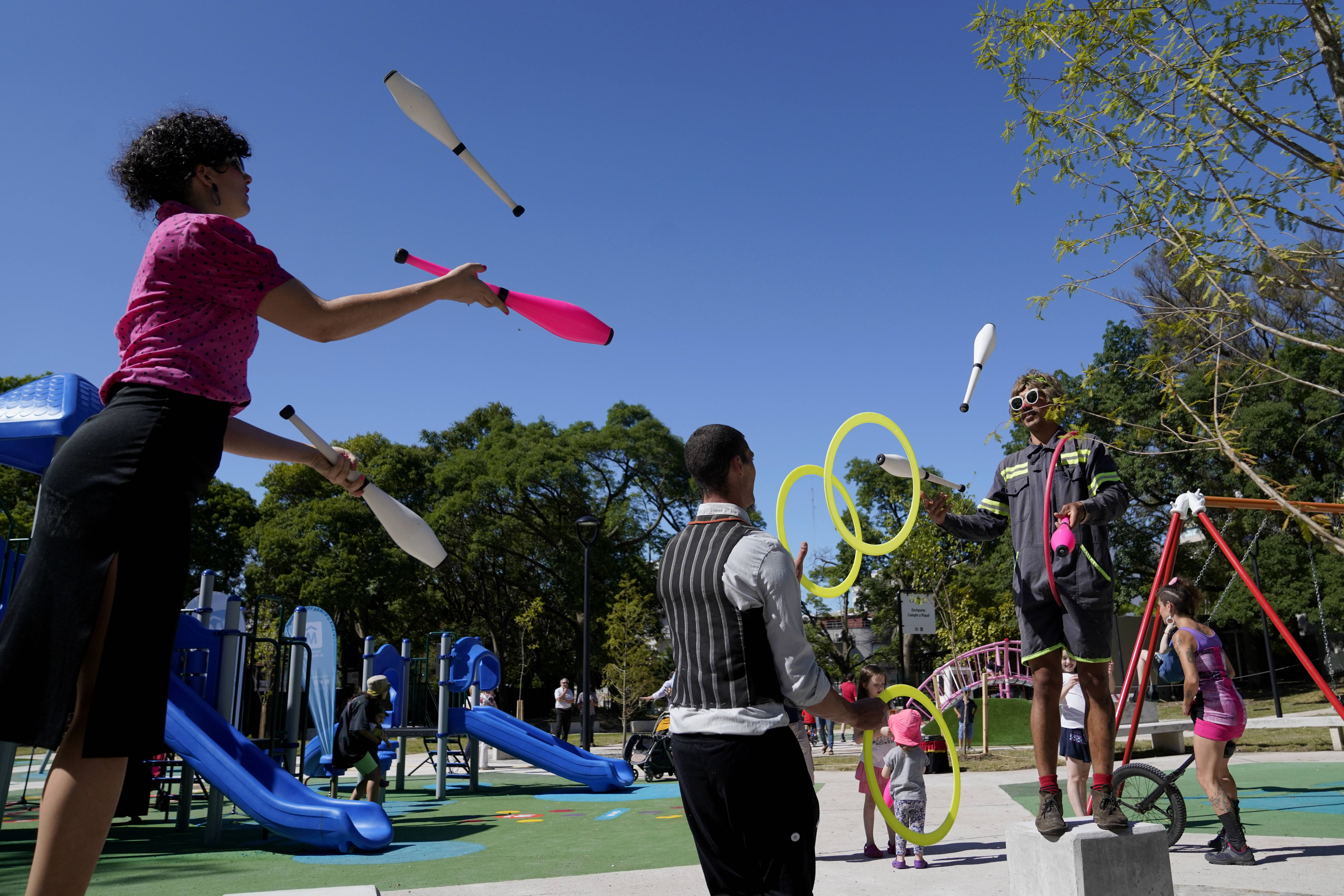 Inauguración de obras en rincón infantil del Parque Rodó