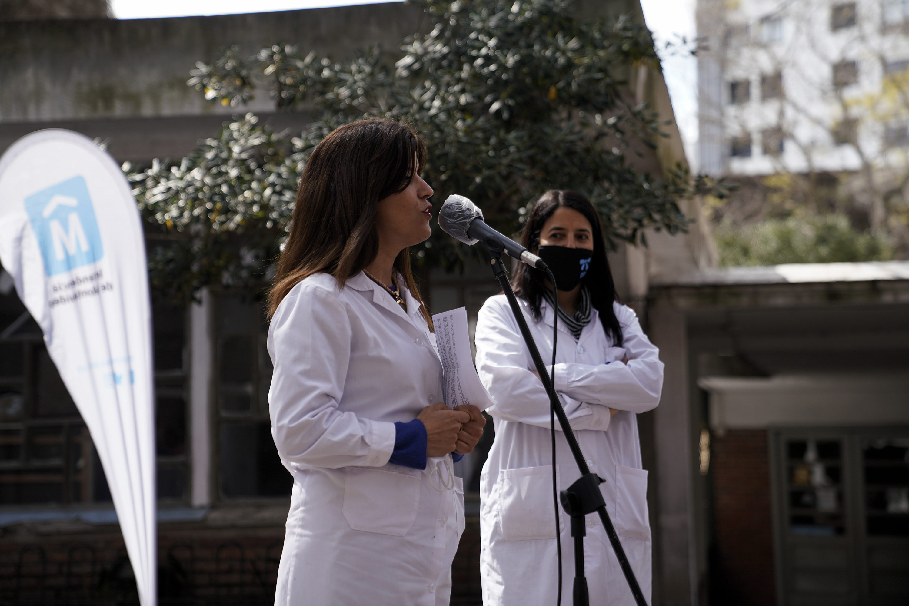 Inauguración de obras en la escuelas Grecia y Dardo Ortíz