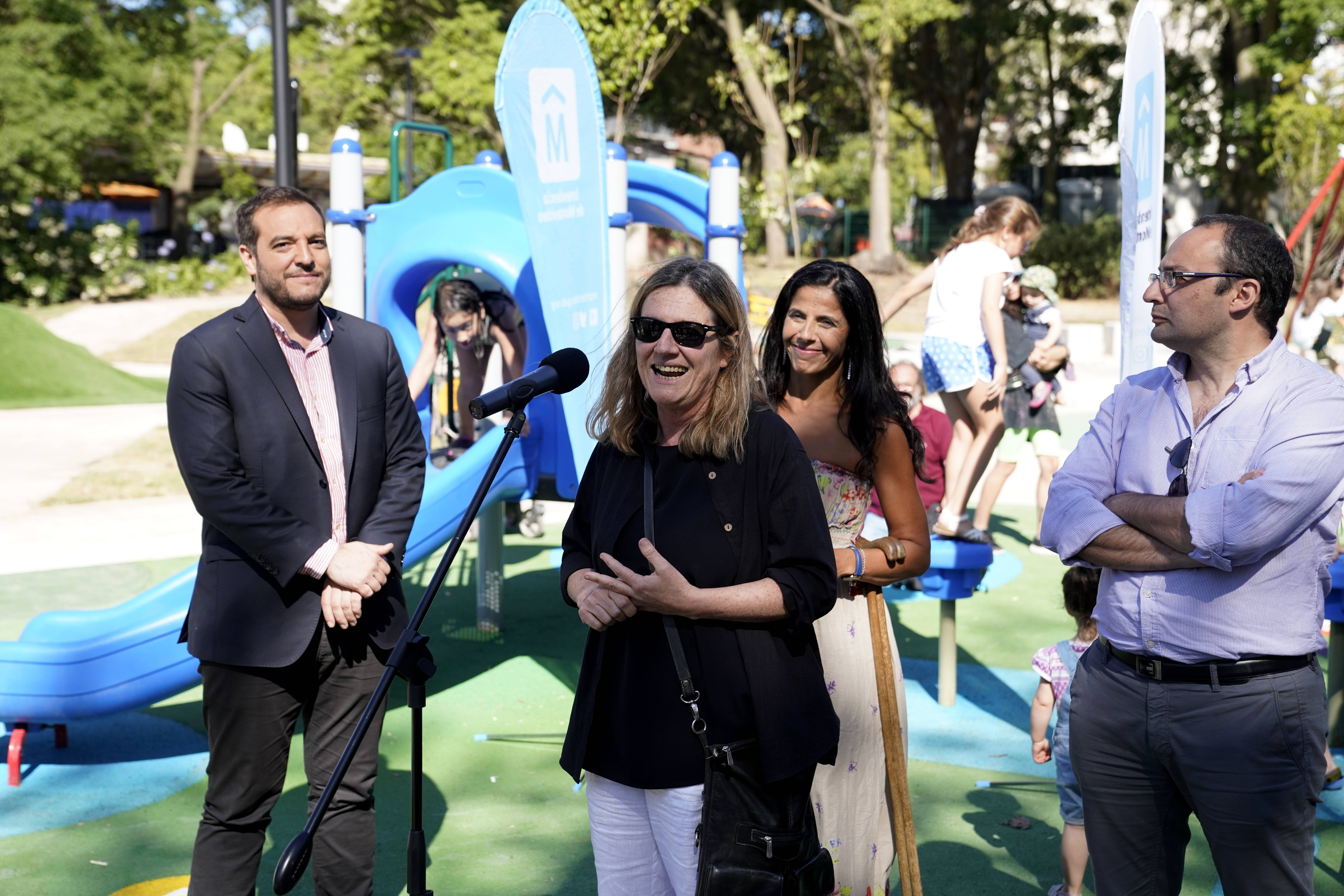 Inauguración de obras en rincón infantil del Parque Rodó