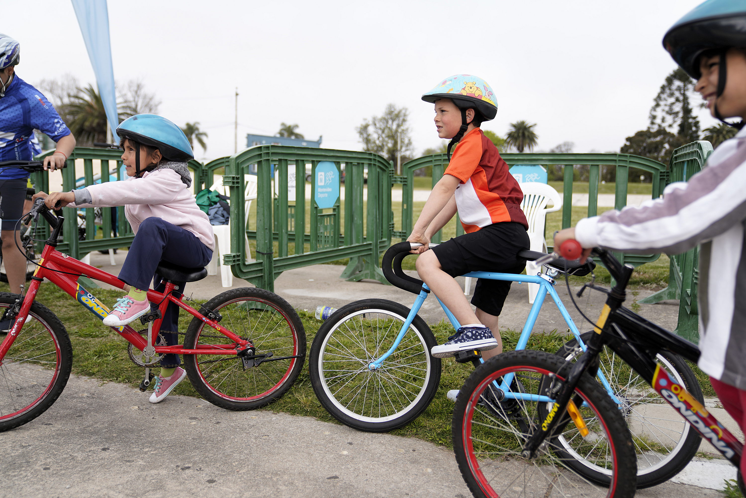 Actividades deportivas en el Velódromo de Montevideo