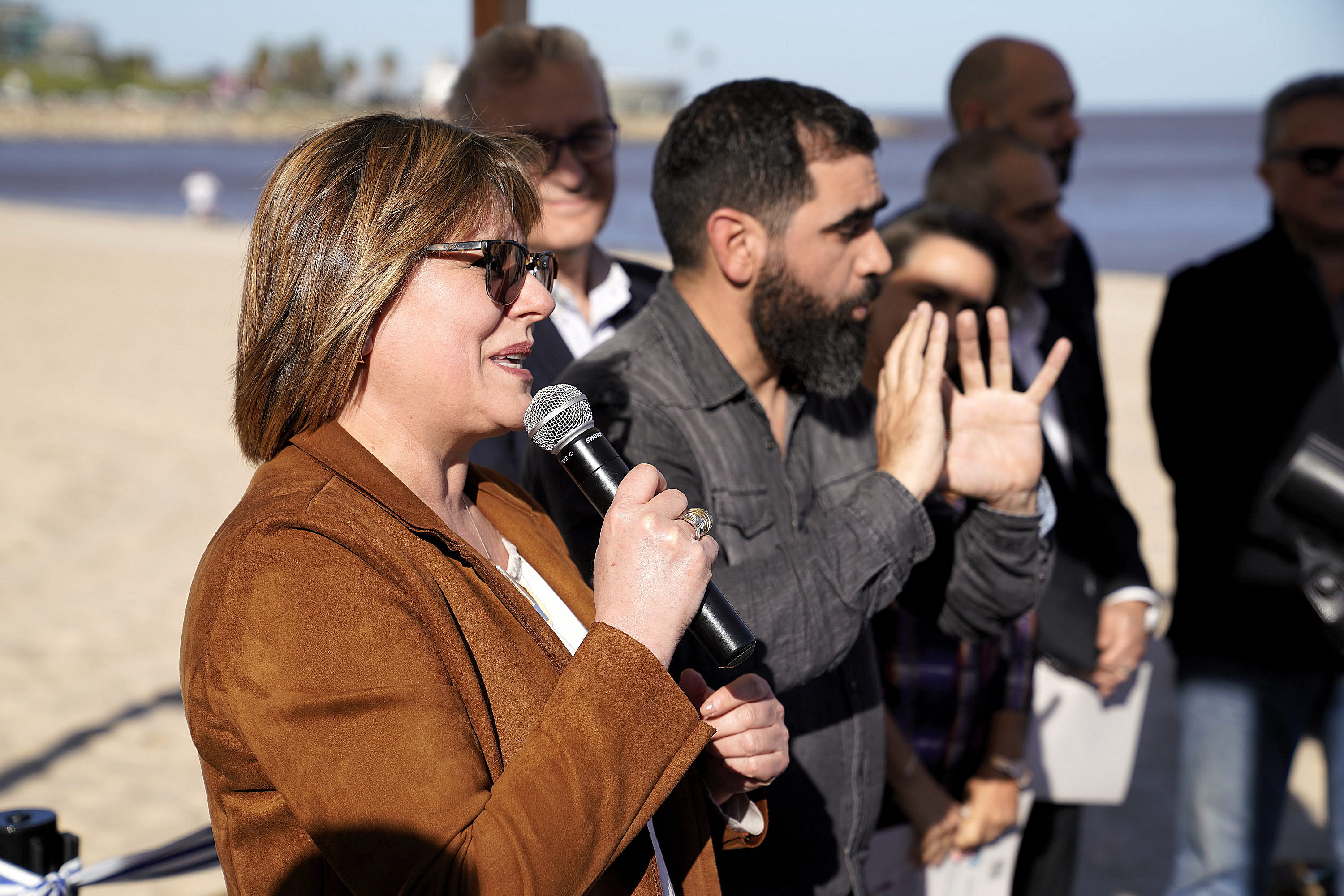 Inauguración de acceso inclusivo a Playa Pocitos