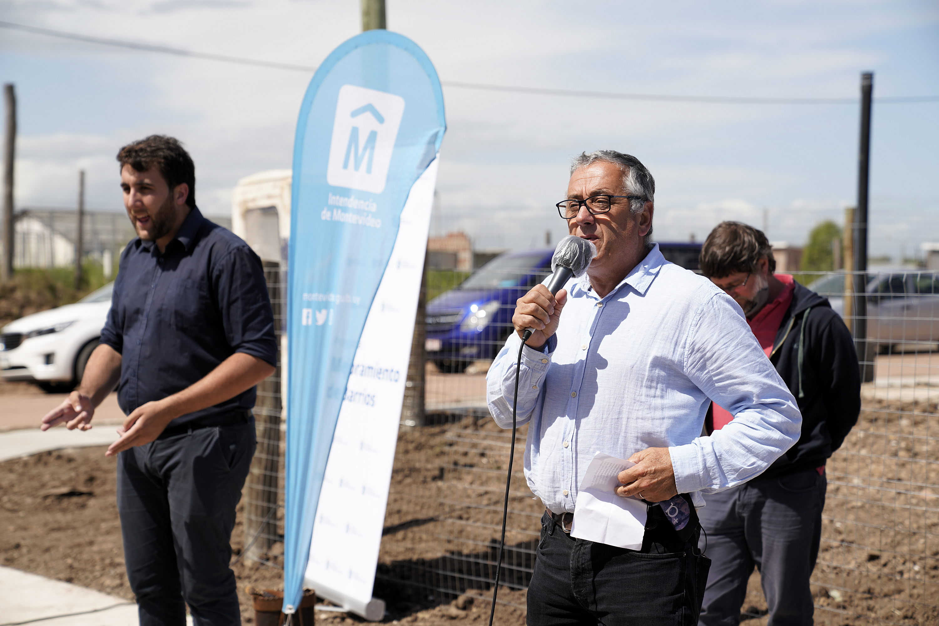 Inauguración de viviendas en el barrio Cauceglia