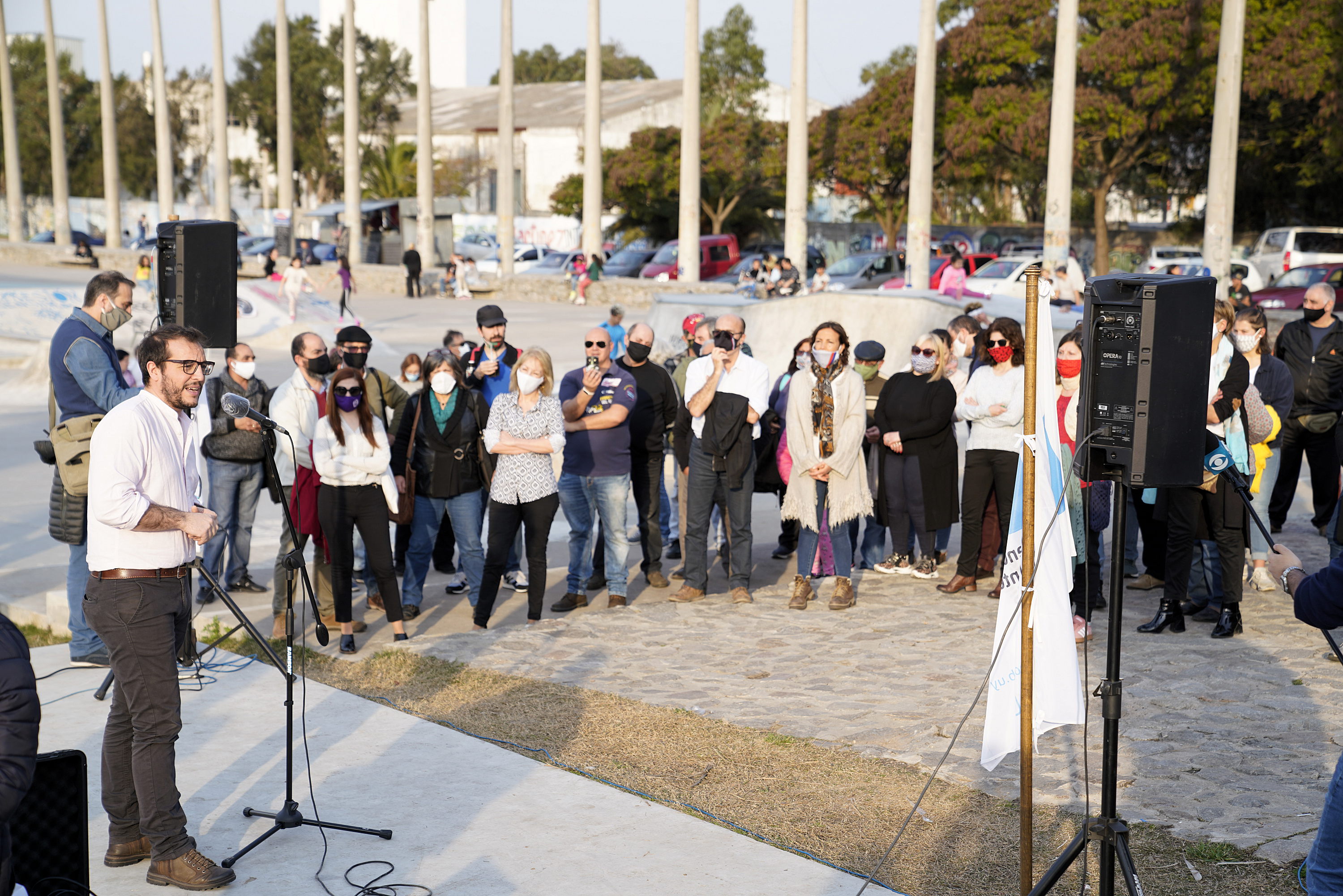 Inauguración del Parque Débora Céspedes