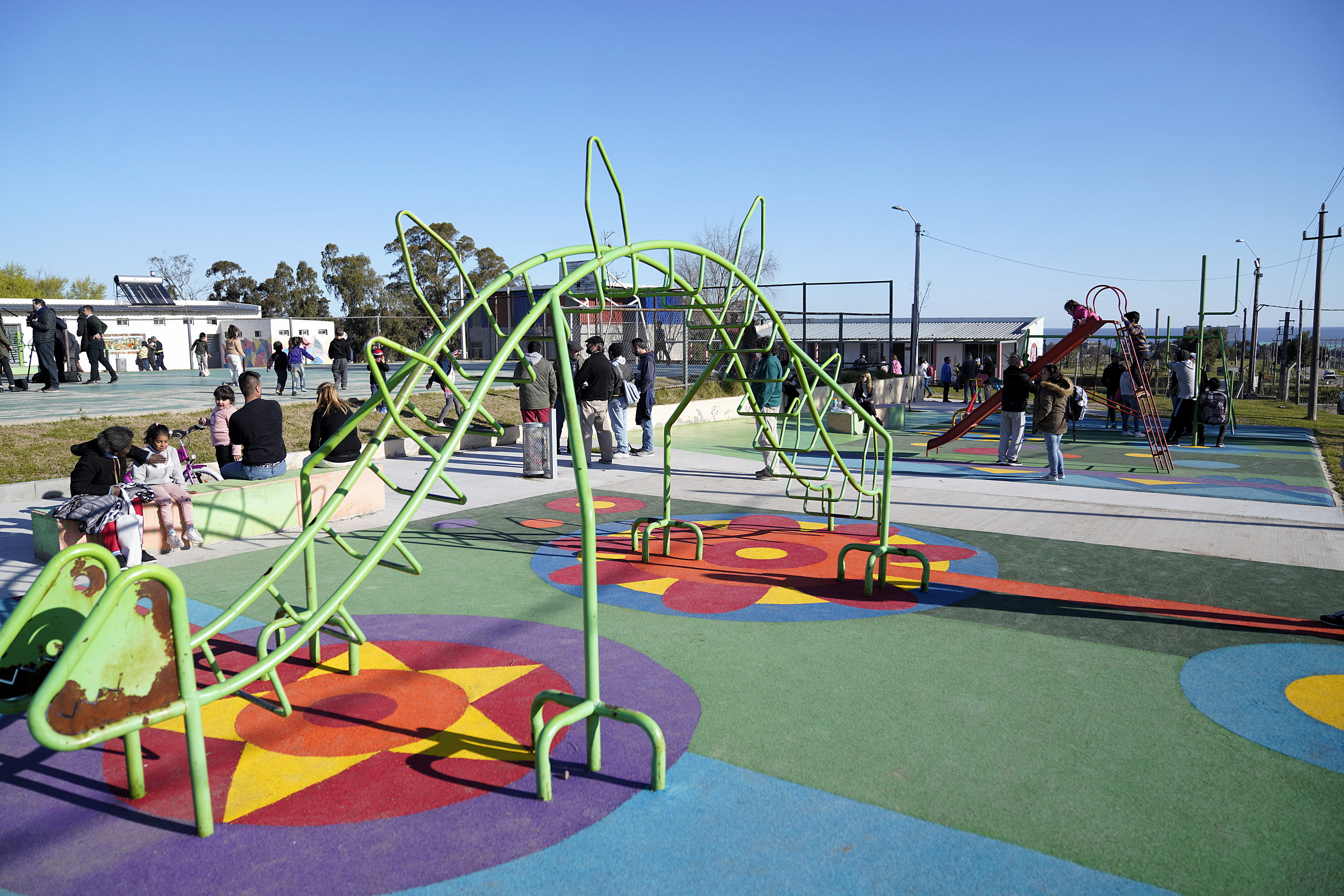 Inauguración de obras en parque Deportivo y Recreativo Siete Hectáreas 