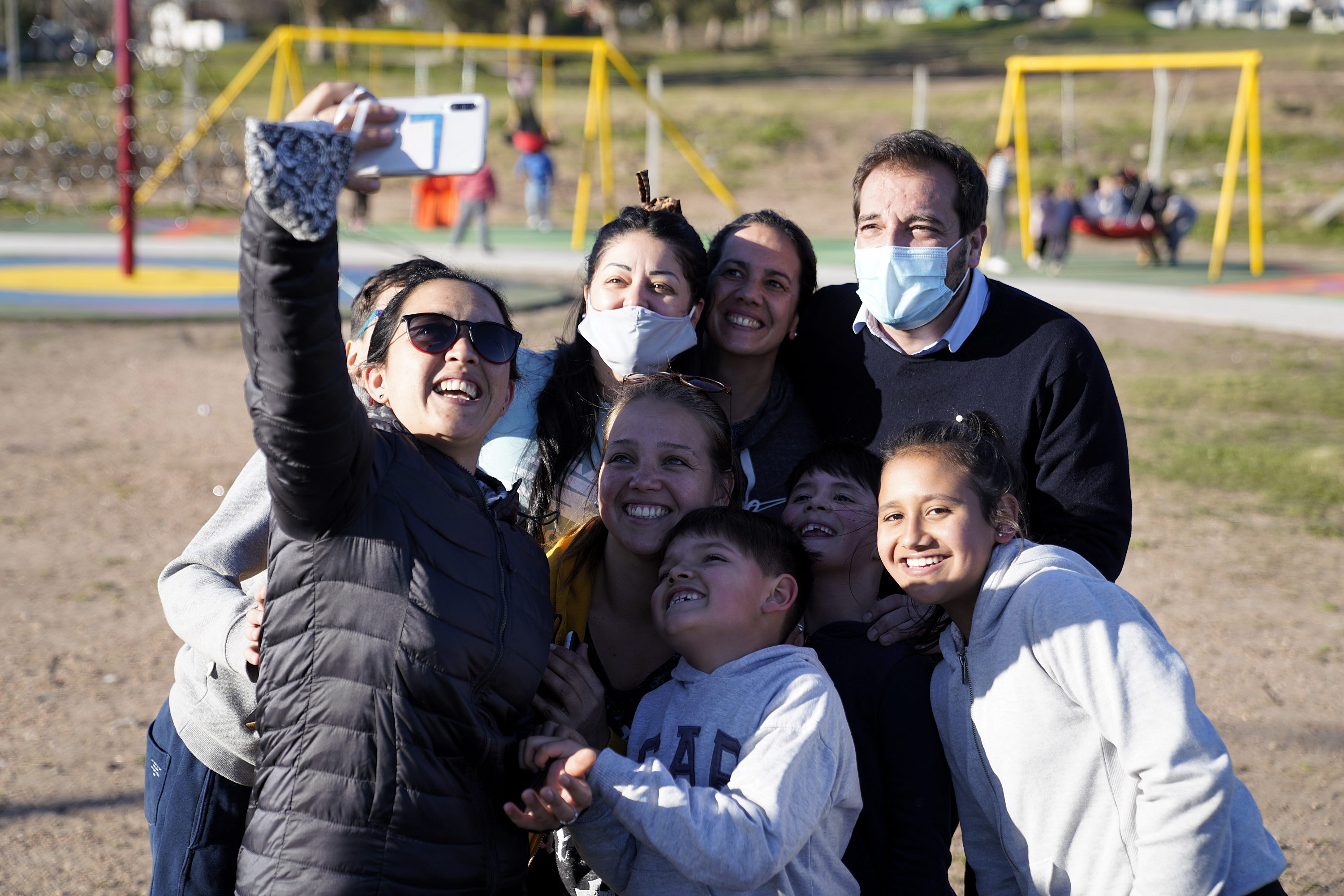 Inauguración de obras en parque Deportivo y Recreativo Siete Hectáreas 