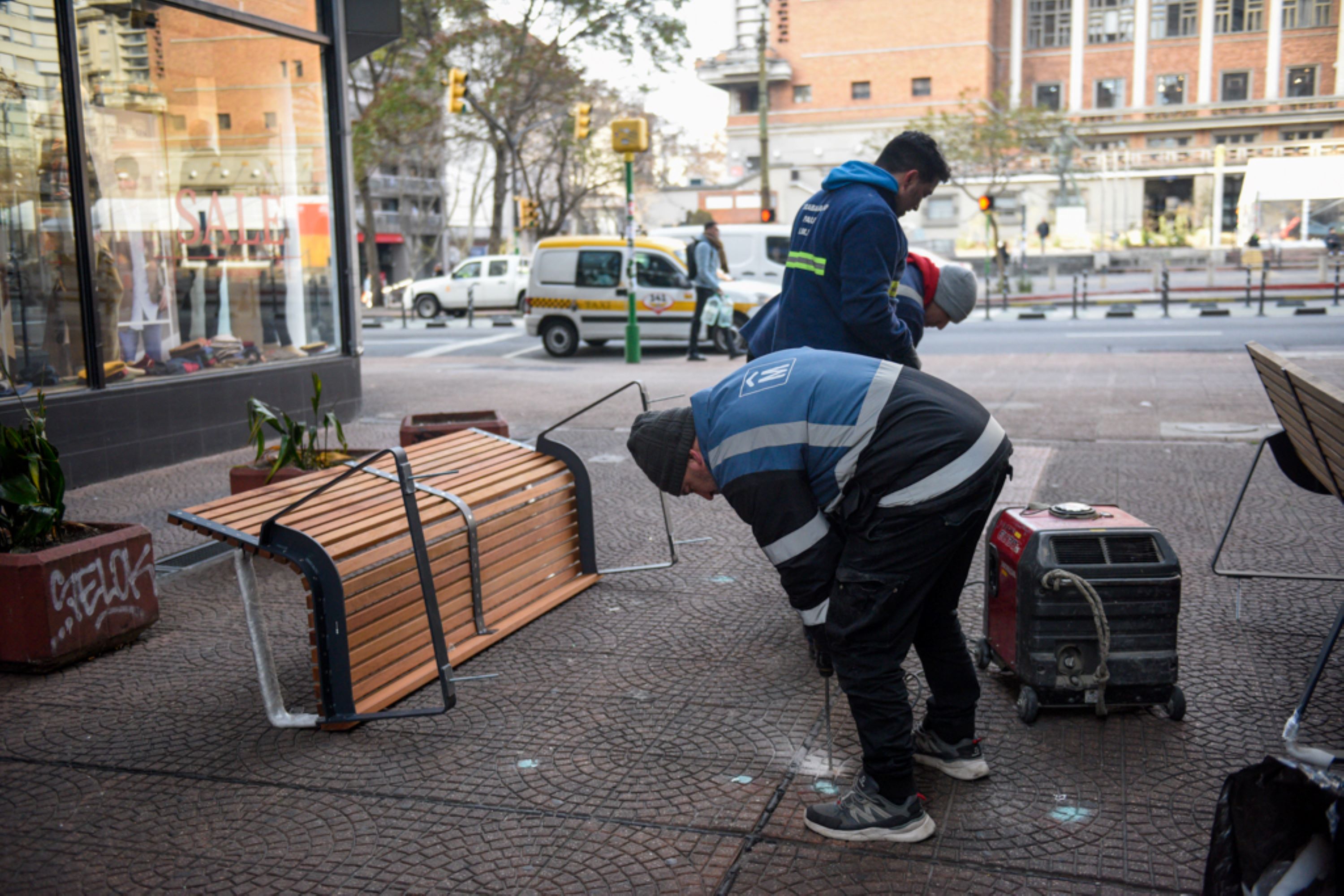 Cambios en el mobiliario urbano del Centro