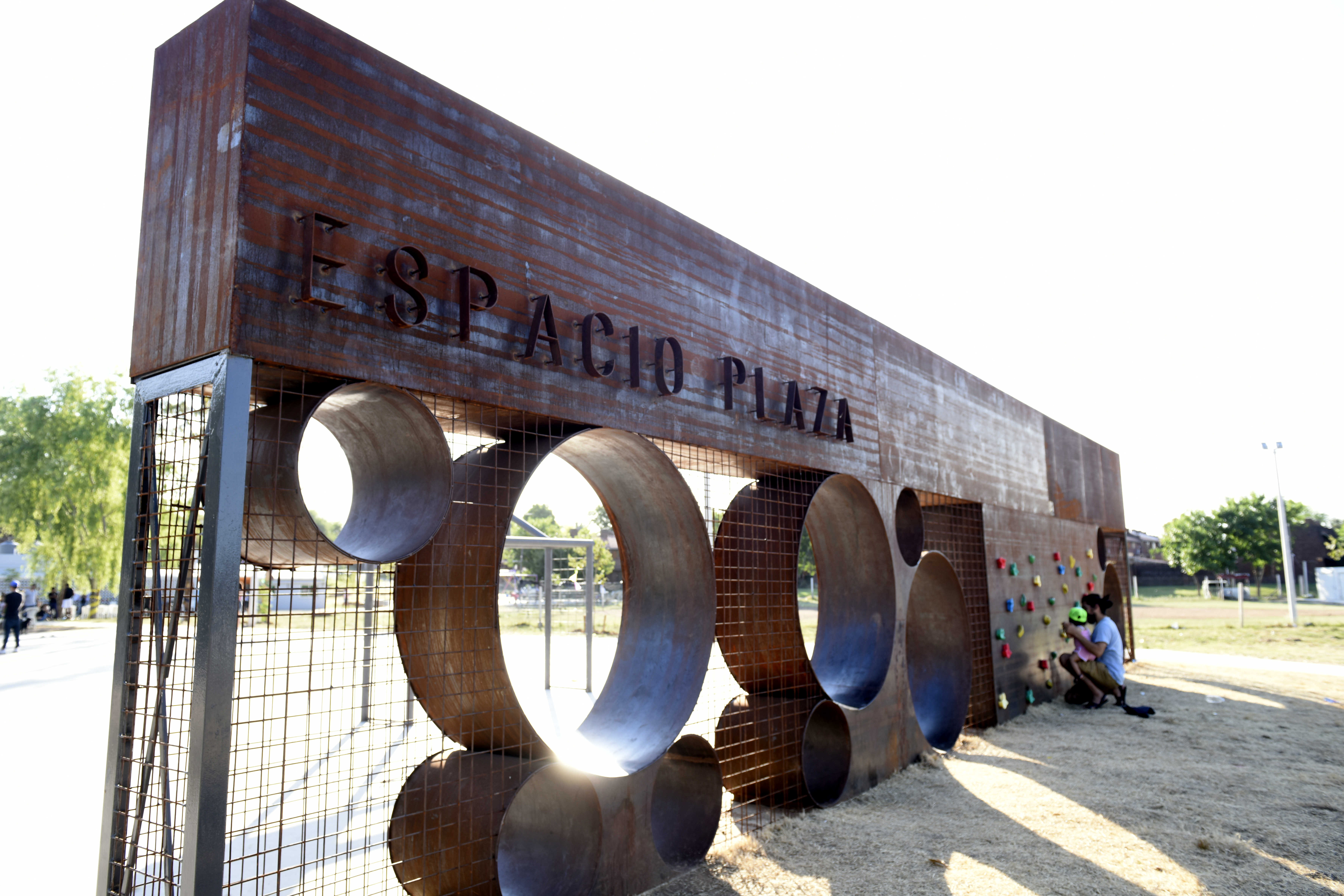 Inauguración de obras en Ex Plaza N°16