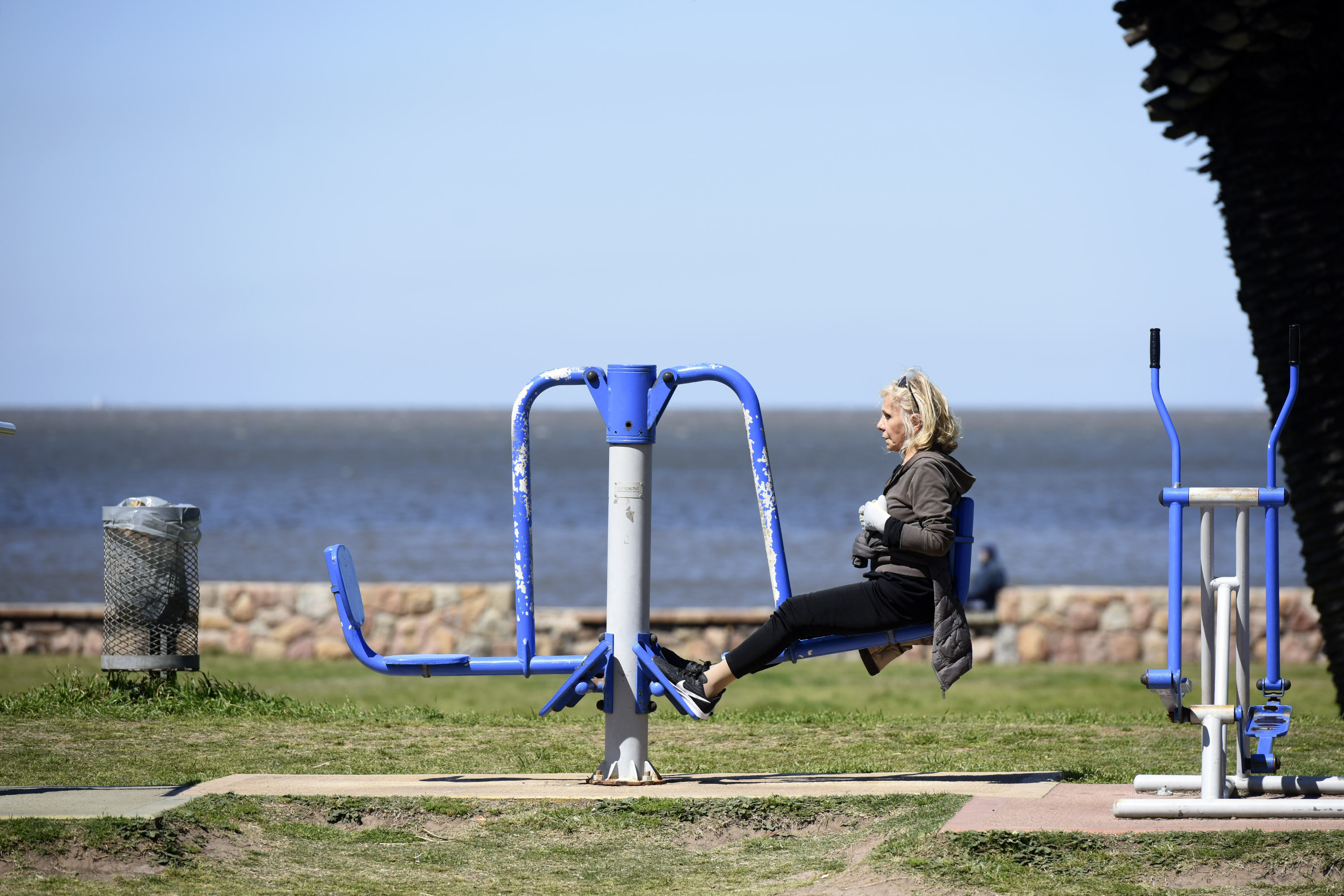 Deportes en la Rambla de Montevideo