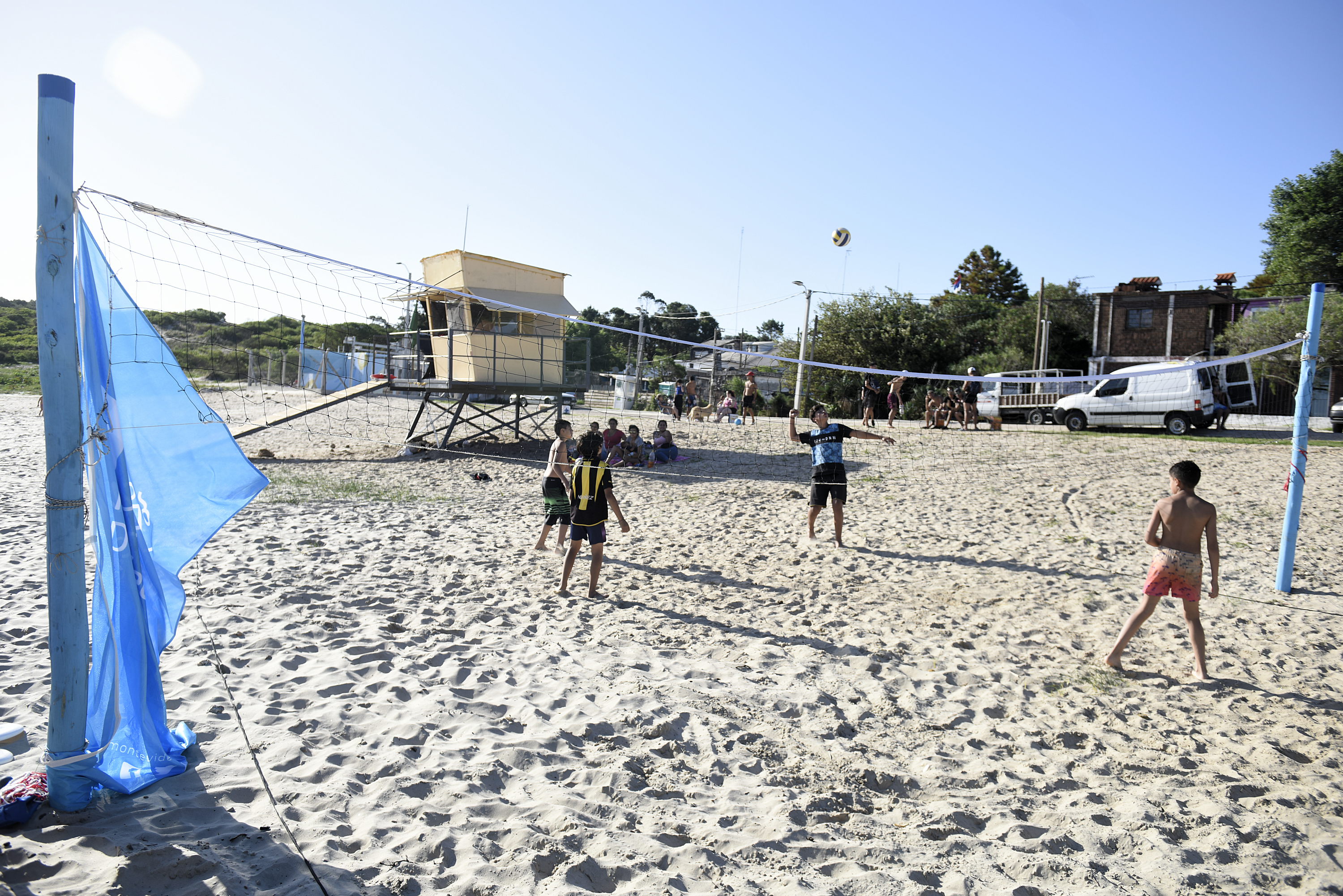 Actividades deportivas en playa Santa Catalina