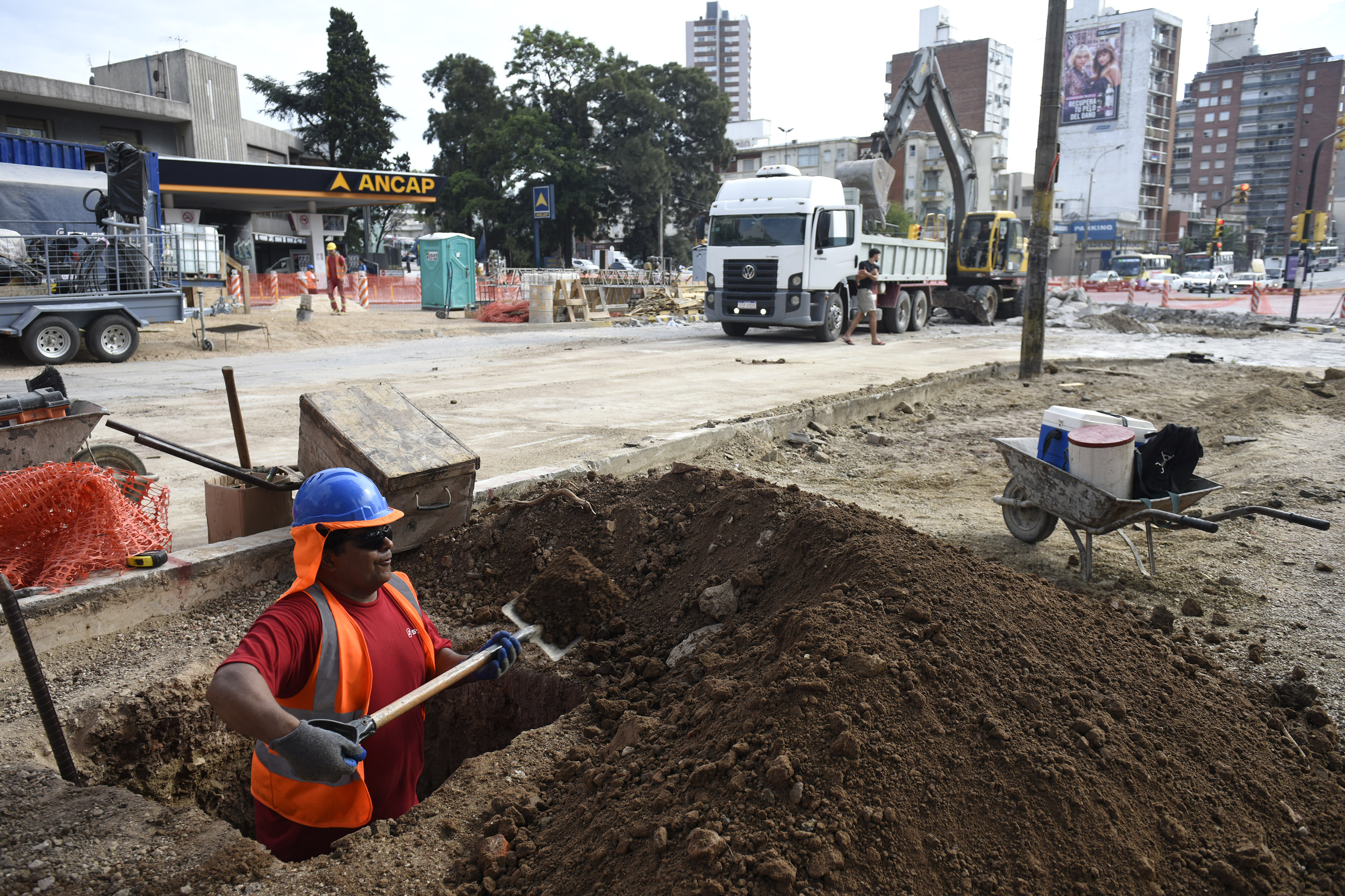 Obras en túnel Avenida Italia