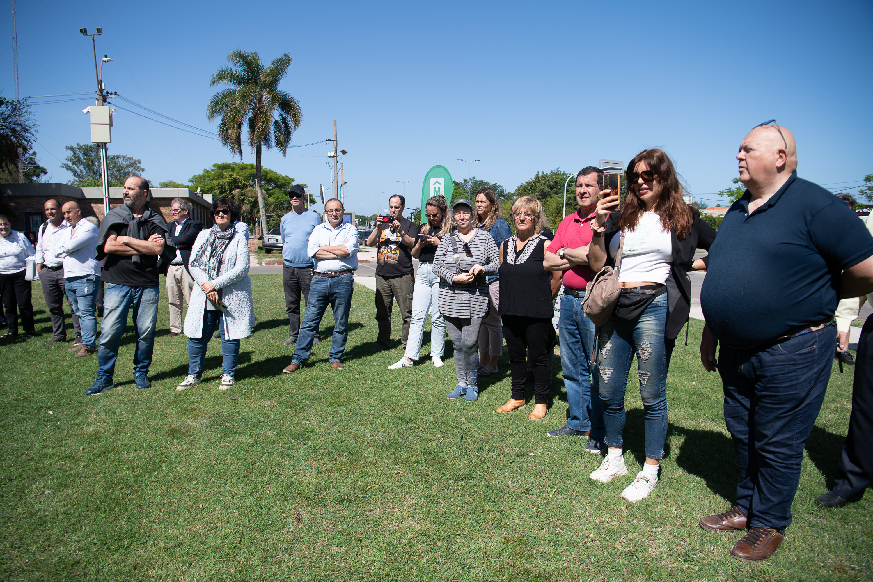 Inauguración del reloj de flores del parque Rivera,  8 de Noviembre de 2024