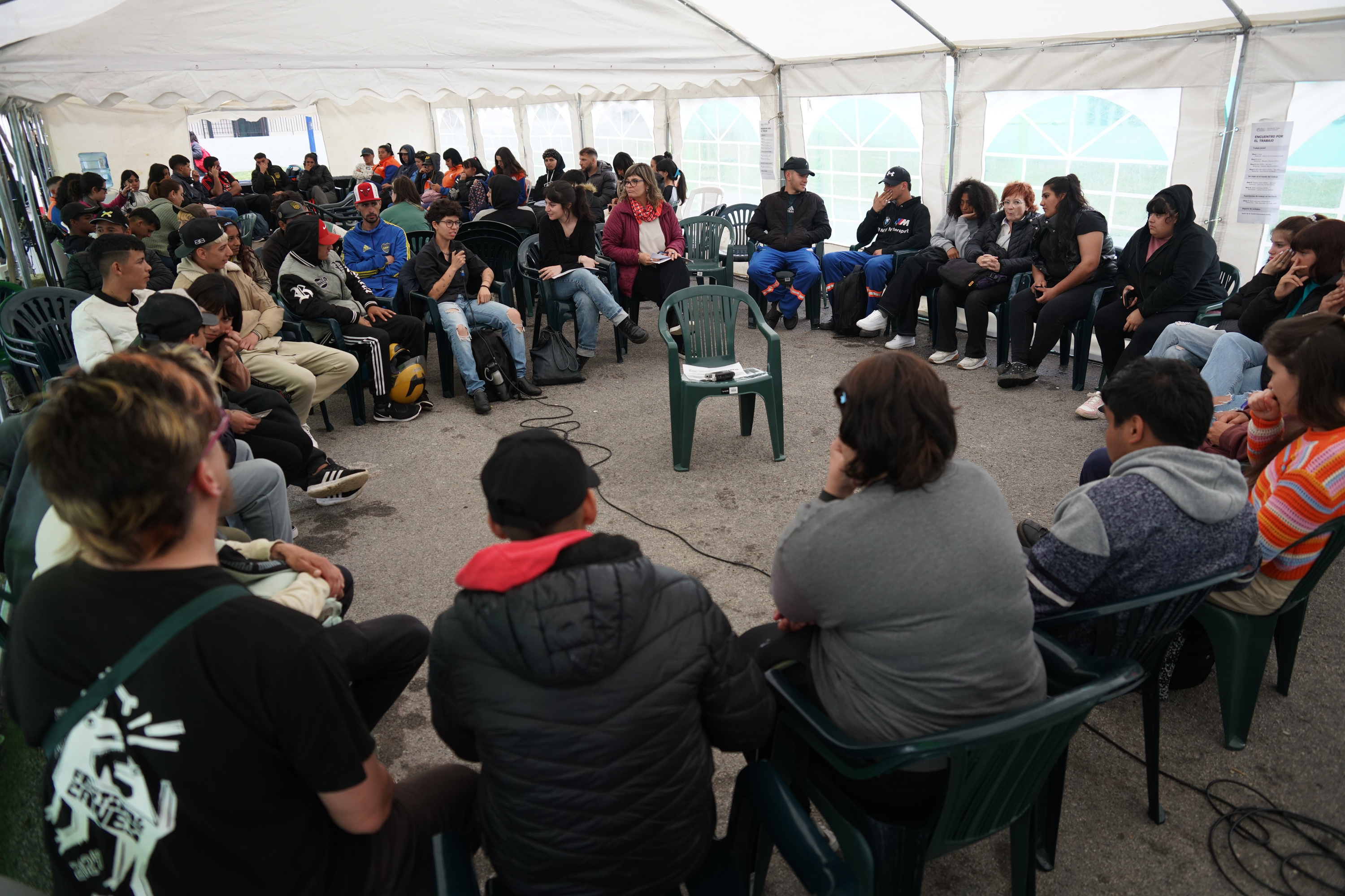 Encuentro por el trabajo en Cedel Casavalle