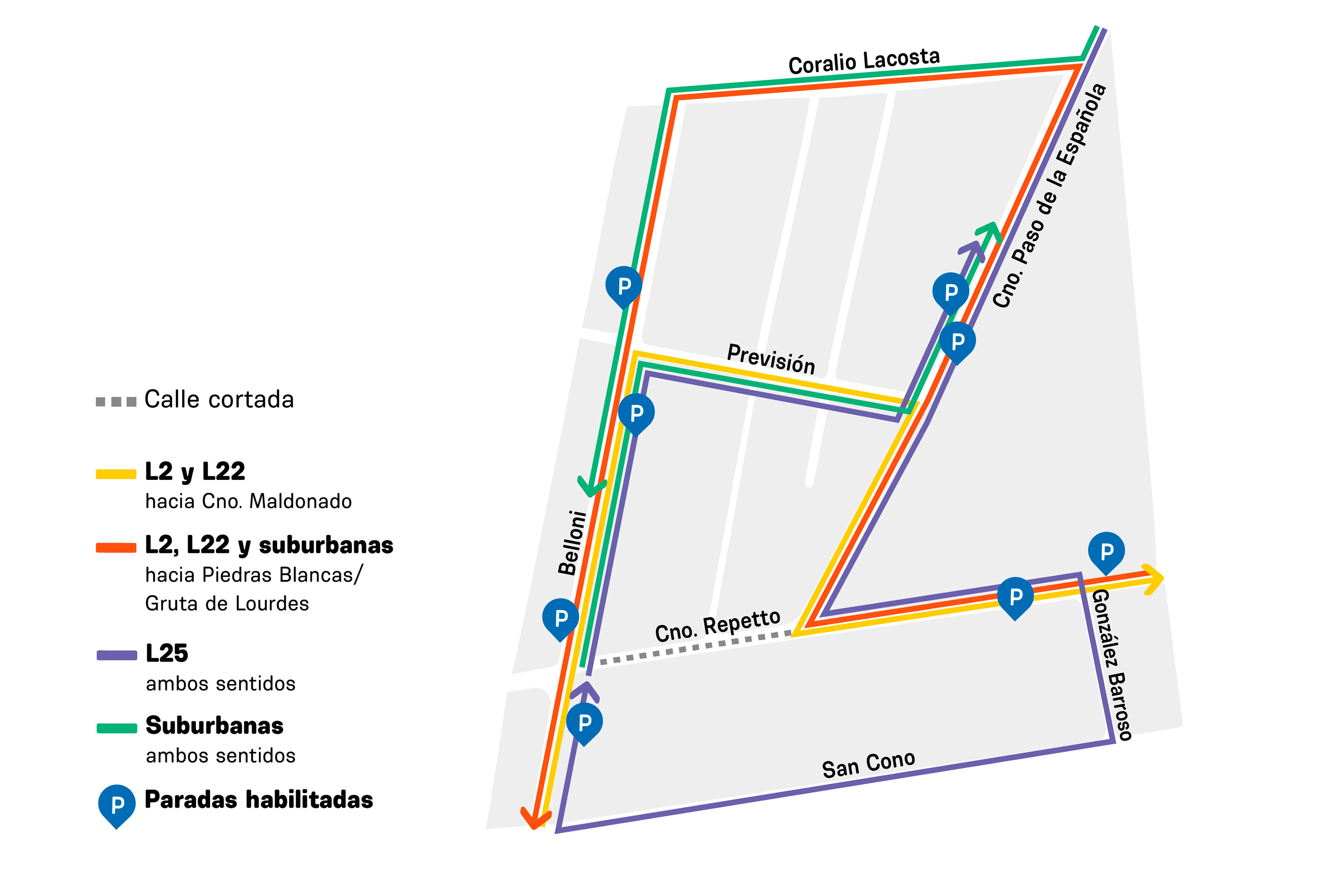 Mapa Cno. Repetto