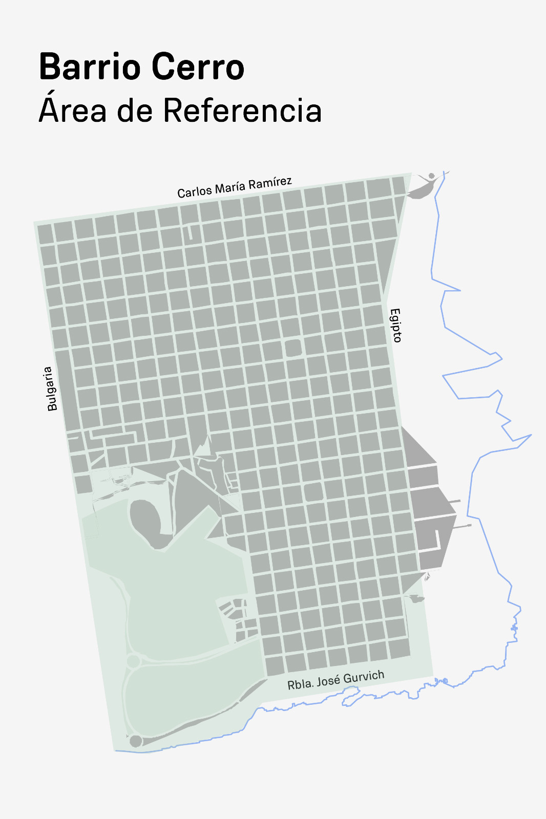 Mapa área de actuación barrio Cerro 