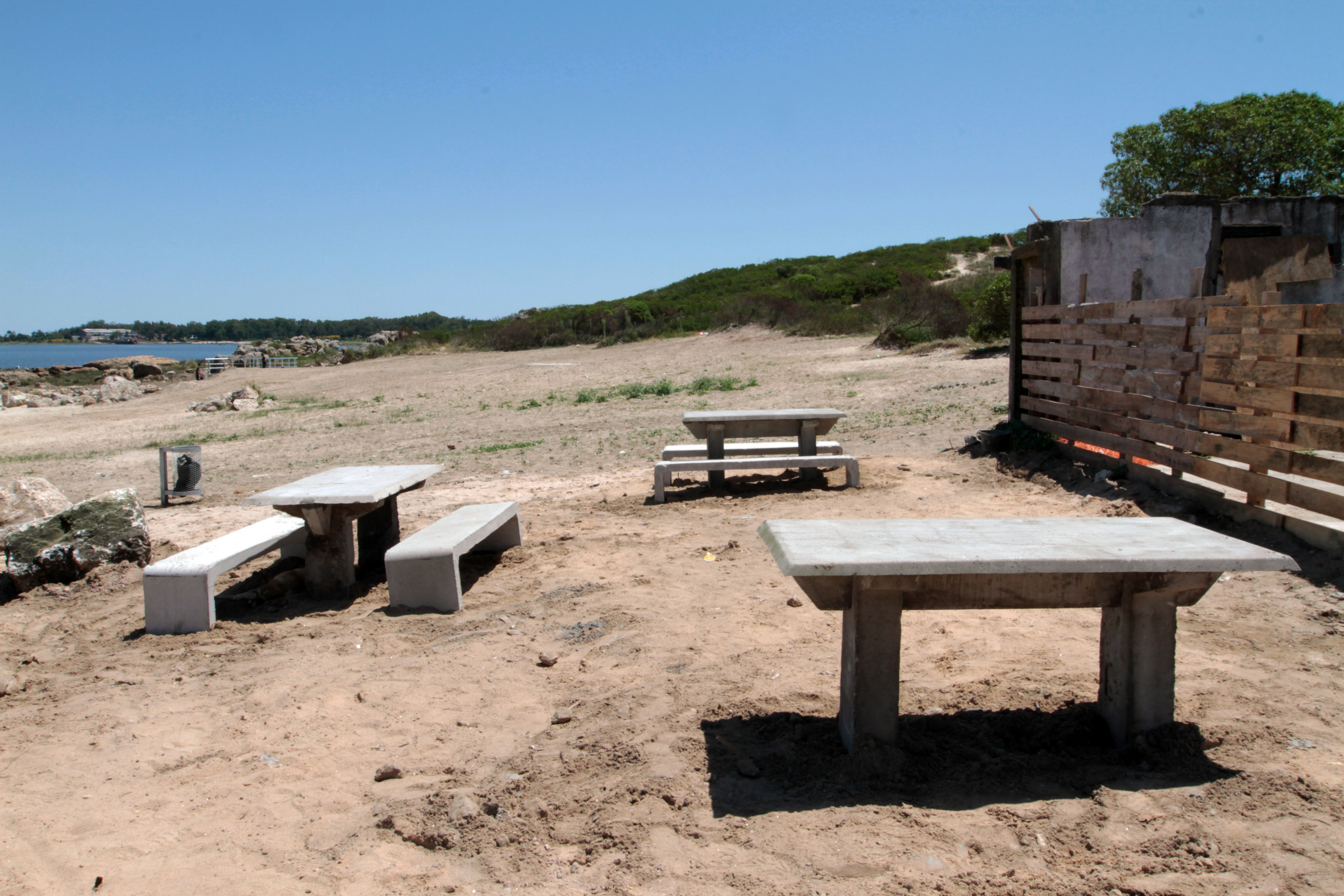 Inauguración de obras de saneamiento en playa Santa Catalina