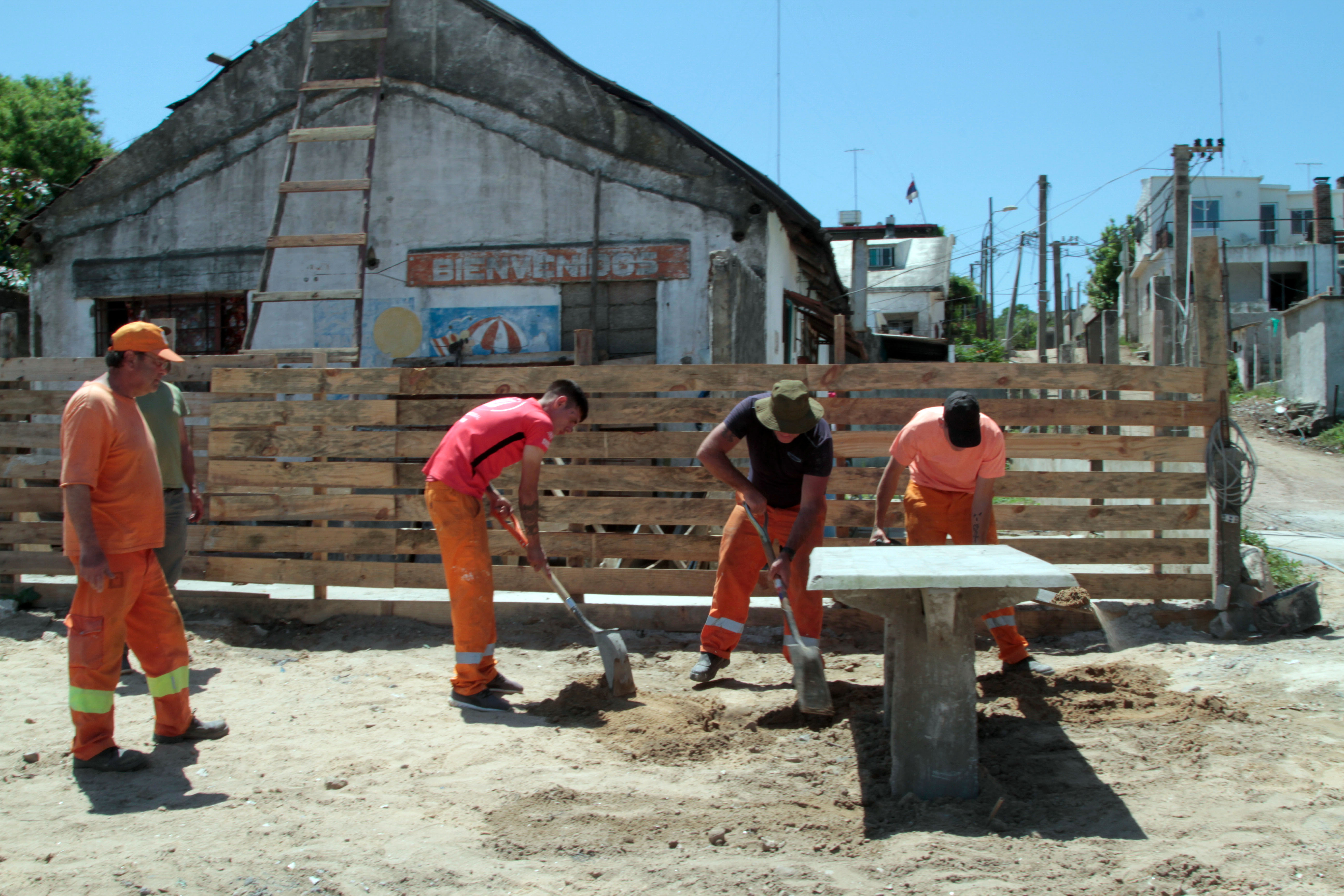 Inauguración de obras de saneamiento en playa Santa Catalina