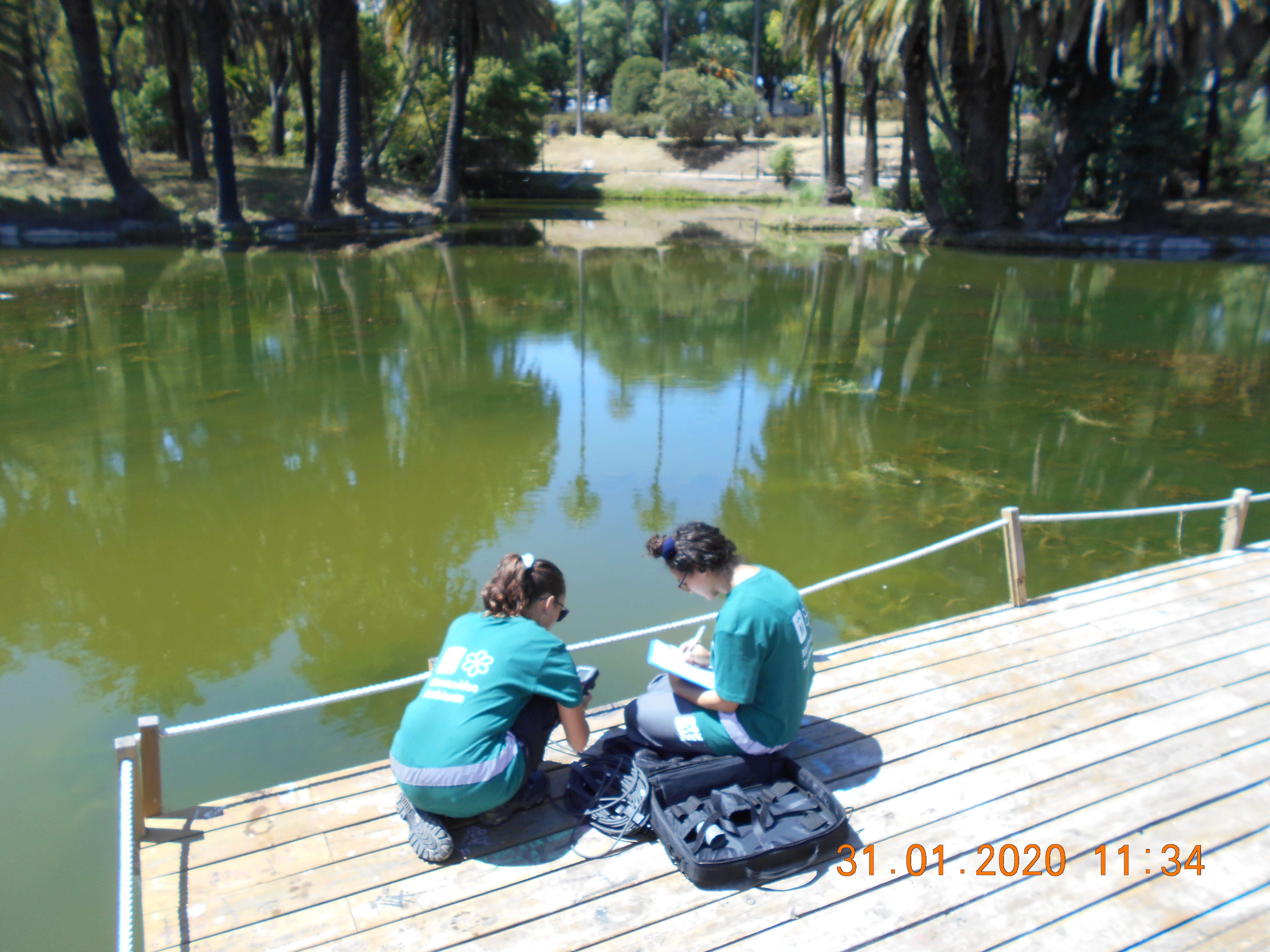 Monitoreo del lago del Parque Rodó