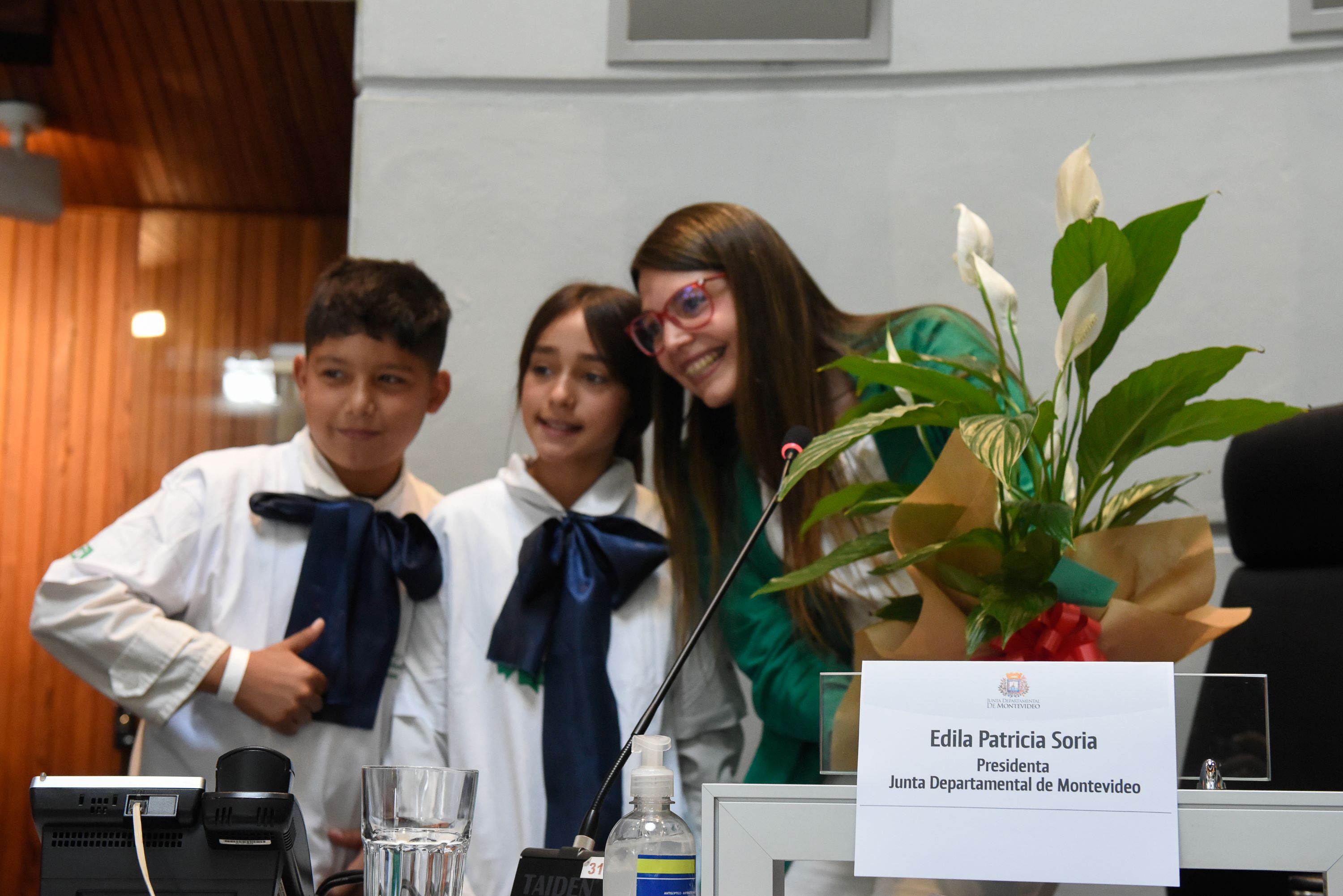 Concejo de niños y niñas visita la Junta Departamental de Montevideo