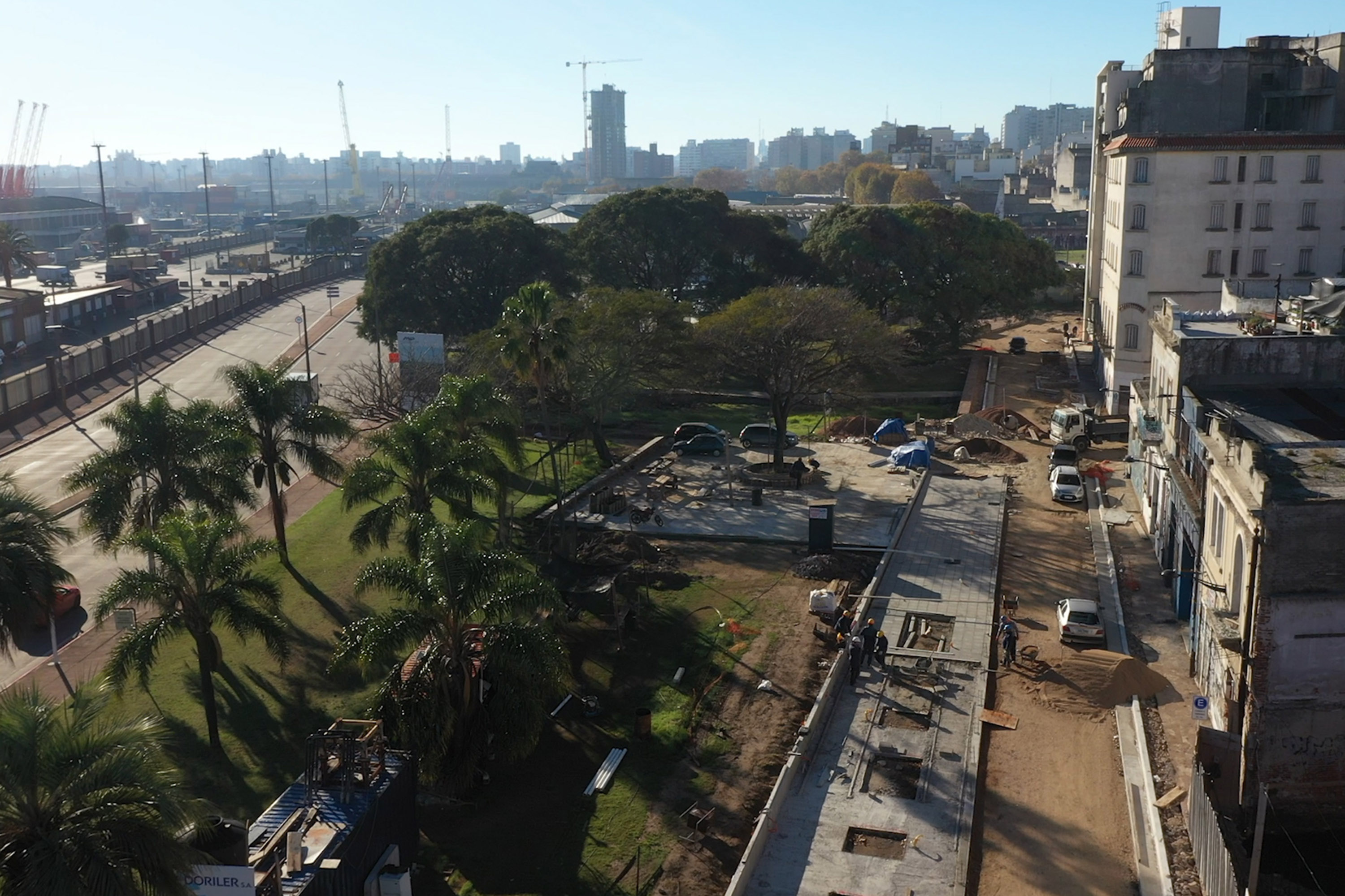 Obras en Plaza Larocca