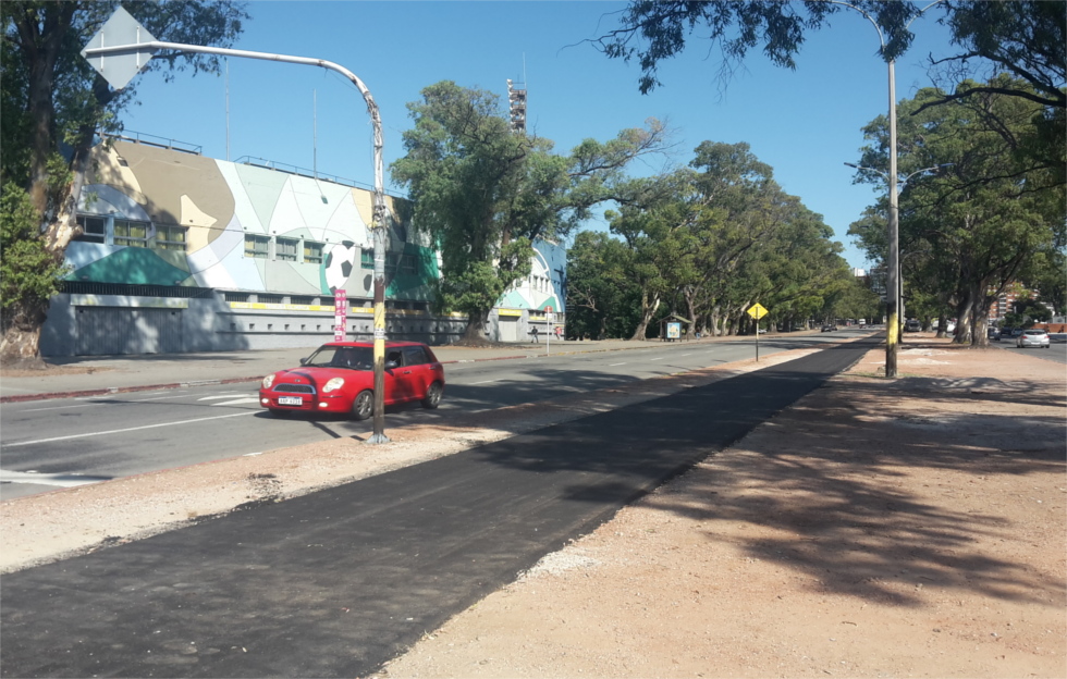 Bicisenda avenida Ricaldoni