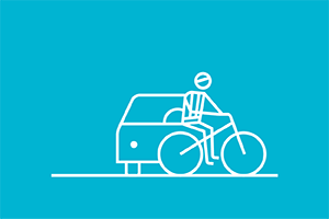 Preferencia de paso de la bicicleta en un cruce cicloviario