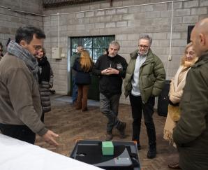 Presentación de maqueta háptica en la Escuela Nº 198 para ni
