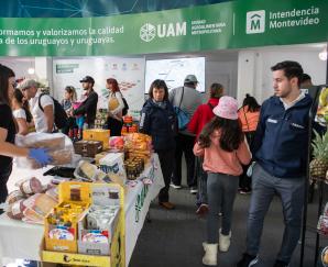 Stand de la intendencia de Montevideo en la Expo Prado 2023