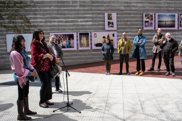 Inauguración de la exposición fotográfica del archivo de la memoria trans