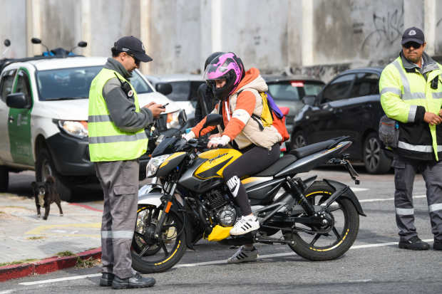 Operativos de fiscalización de escapes ruidosos de motos