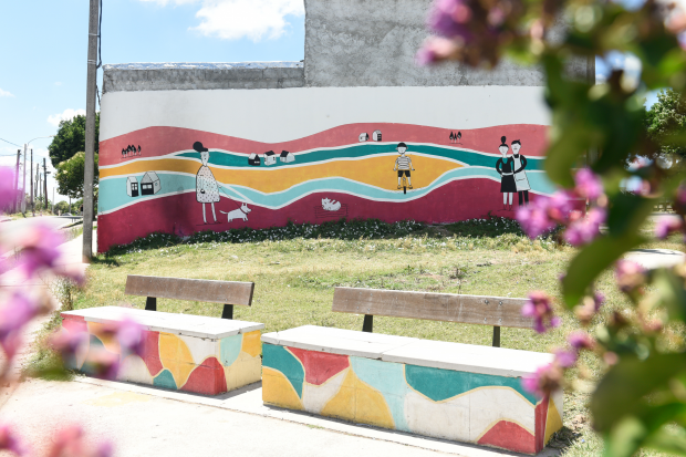 Murales en  barrio Unión y Villa Española  