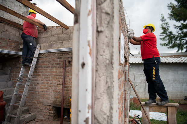 Avance de obras en los barrios Paso Hondo y Villa Isabel