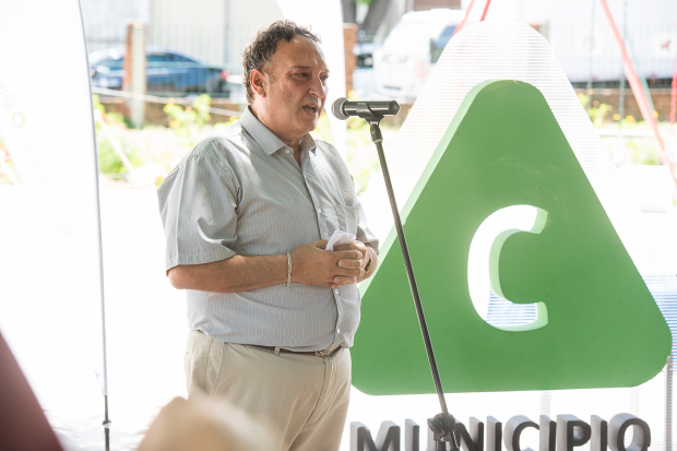 Inauguración de obra en el Espacio recreativo infantil de la plaza deportes Nº 12