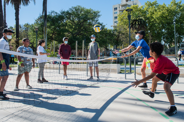 Cierre de actividades de verano del programa de atención a personas con discapacidad en el parque de la Amistad