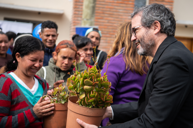 Entrega de viviendas en el asentamiento Chacarita de los Padres, 31 de agosto de 2022