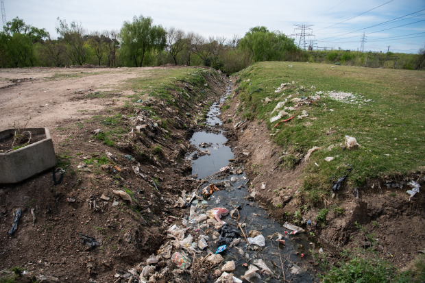 Recorrida por zona liberada de residuos en en el arroyo Miguelete y Aparicio Saravia, 20 de setiembre de 2022