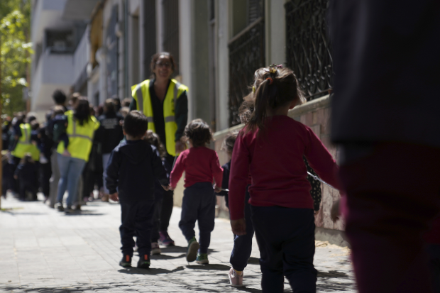 Simulacro de evacuación del Centro de Educación Inicial