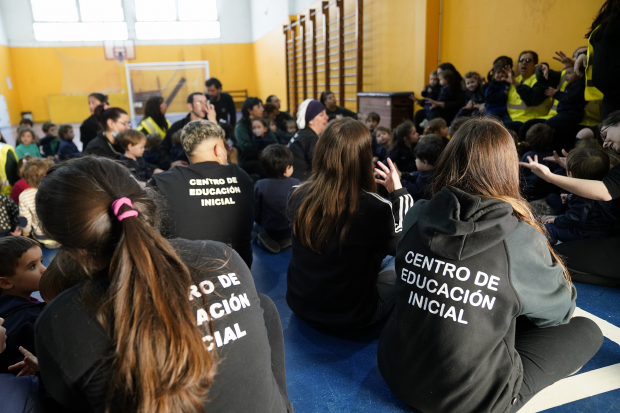 Simulacro de evacuación del Centro de Educación Inicial