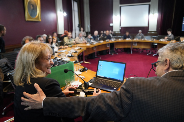 Reunión de la intendenta Carolina Cosse con el CDC de la UDELAR 