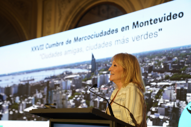 Inauguración Cumbre Mercociudades en Club Uruguay