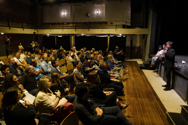 Presentación del proyecto Balcón del Cerro en el Centro Cultural Florencio Sànchez