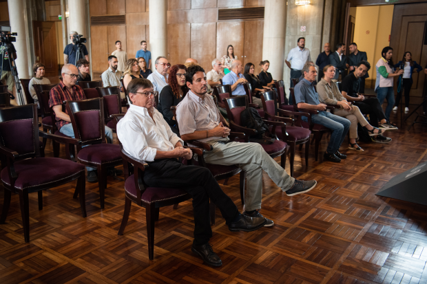 Presentación del primer premio del concurso de anteproyectos Balcón del Cerro