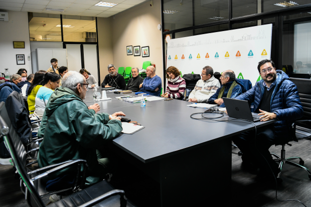 Reunión de la División Limpieza de la Intendencia de Montevideo con Concejales Vecinales en el Municipio D