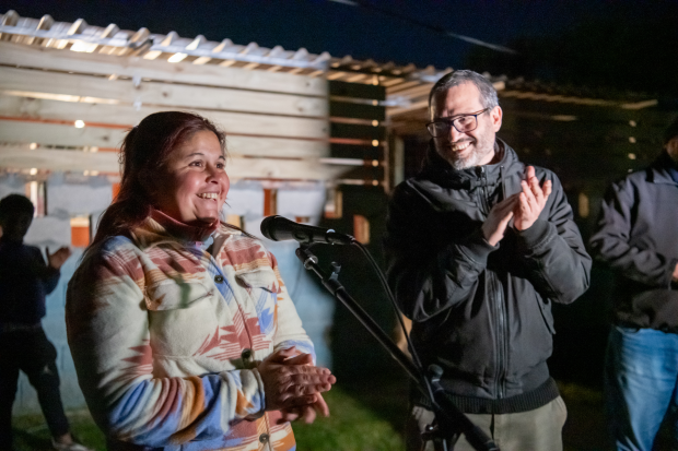 Montevideo avanza en iluminación: Encendido de luces en el barrio 1º de Mayo