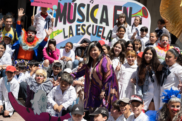 Cierre del programa Música en la escuela en el teatro Solís