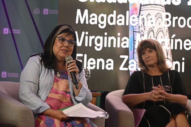 Declaración de Ciudadanas Ilustres a Magdalena Broquetas, Virginia Martínez y Elena Zaffaroni