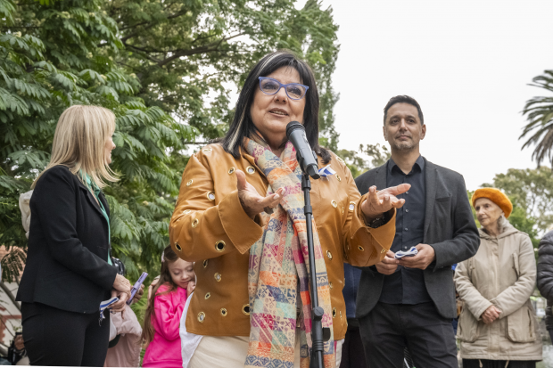 Inauguración del parque Villa Dolores